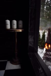 Romantic AFrame Cabin with Firepit, BBQ