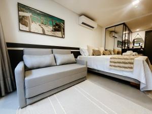 Flat pé na areia com jacuzzi privativa - GS016