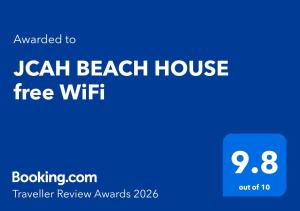 JCAH BEACH HOUSE free WiFi