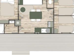 Mobil-home spacieux avec terrasse à Six-Fours-les-Plages - API-1-52-867