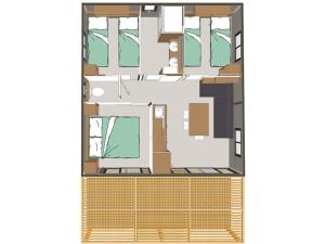 Chalet cosy de 6 personnes avec terrasse à Vic-sur-Cère - API-1-52-1255