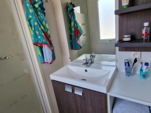 Mobil home confortable avec terrasse à Saint-Geniez-dOlt, 6 personnes - API-1-52-1296