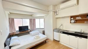 Skytree車站徒步5分 2套衛浴 2套房 機場直達免換地鐵 廚房 洗衣機 自助入住 44