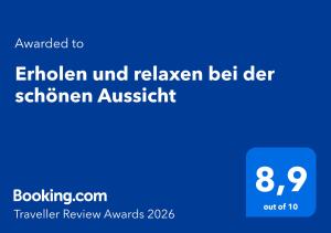 Traveller Award Gewinner 2026! Erholen und relaxen bei der schönen Aussicht
