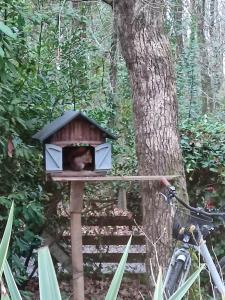 Cabane planquée tout confort, havre de paix , nature