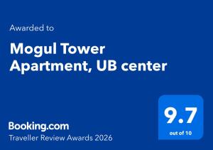 Mogul Tower Apartment, UB center