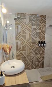 Modern BohoTropical apartment with terrace