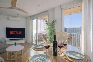 Terraza 1ª Línea con Vistas en Playamar THE GREEN DOOR