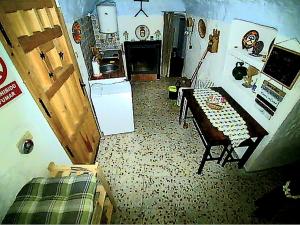 Cueva con terraza privada, chimenea y WiFi