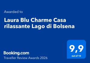 Laura Blu Charme Casa rilassante Lago di Bolsena