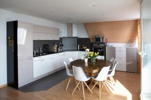 City centre with lake view