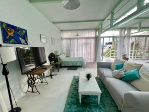 2nd floor loft with swimming pool