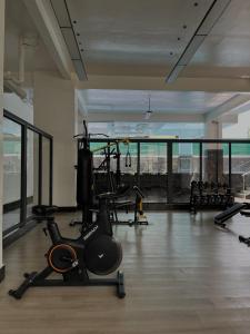 Modern one bedroom with sauna pool & gym