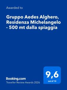 Gruppo Aedes Alghero, Residenza Michelangelo - 500 mt dalla spiaggia img1