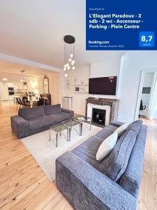 L'Elegant Paradoux - 3 sdb - 2 wc - Ascenseur - Parking - Plein Centre