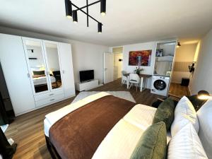 Design Apartment mit Blick auf Freiburg