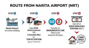 BEST LOCATED SHINJUKU CENTRAL Full-Furnished APARTMENT 3minWalk to Station2