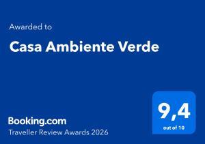 Casa Ambiente Verde