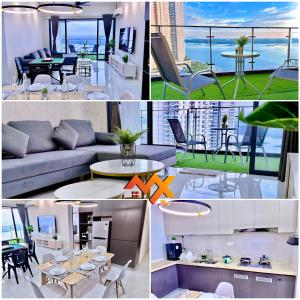Full Sea View Country Garden Danga Bay 6-13pax Smart TV 70inch-Netflix