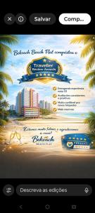 Becoach Beach Flat - A apenas 100m do calçadão de Boa Viagem