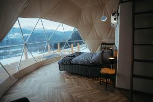 Glamping Pod Hradom súkromné Jacuzzi a Sauna