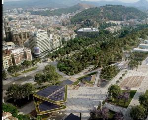 Parque litoral Málaga