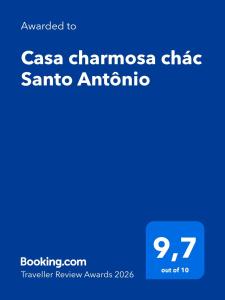 Casa charmosa chác Santo Antônio