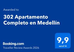 302 Apartamento Completo en Medellín