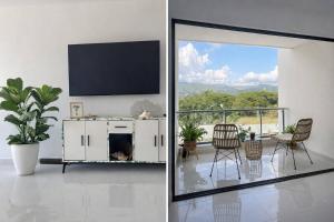 Mountain and pool modern apartment