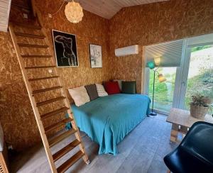 Small Oasis Near Coast And Town