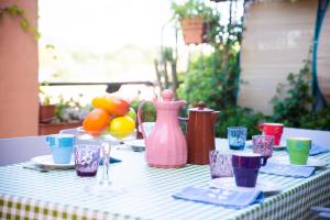 Racheles terrace overlooking the Arno FreePark