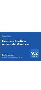 Hermoso Studio a metros del Obelisco