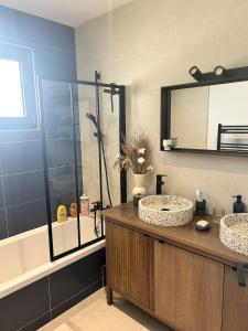 Maison climatisée avec piscine sur le Bassin dArcachon