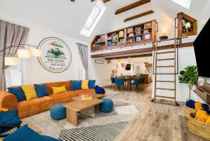 The Scribe & The Season ~ Library ~ Sauna ~ Dogs