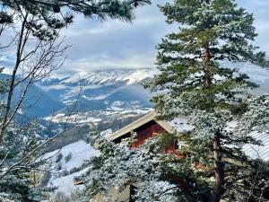 Vue magnifique sur les montagnes du Vercors