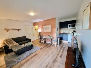 Luxury studio with enclosed garden and private parking