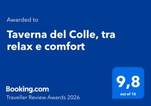 Taverna del Colle, tra relax e comfort