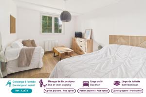 Maison tout confort pour 8 avec jardin