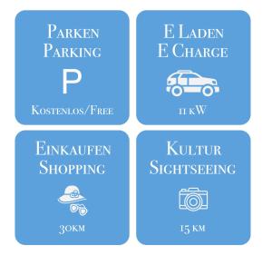 Natur-Ferien-Haus, Klein Rosenburg, Design-Ferienhaus an der Burg, Wallbox, 100Mbit WLAN & Zaun