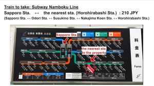 Near Sapporo and Susukino! 4-min walk from the nearest Sta, 3 Beds, Max 6 people, quiet area, Wi-Fi