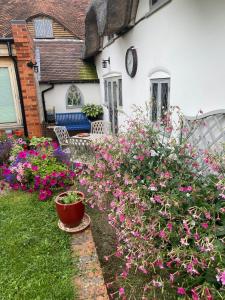 Luxury rural thatched cottage with cedar hot tub