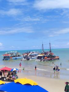 Flat completo 50m da Praia de Tambaú com vista Mar no Terraço e Piscina