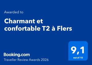 Charmant et confortable T2 à Flers