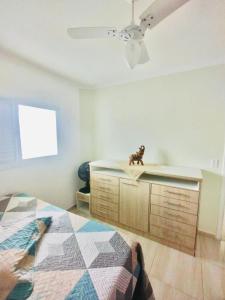 Apt com vista mar, decorado e muito confortável