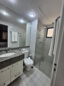 Flat Hotel Moema com piscina e sofá cama(Apto 508)