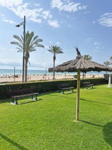Playa y montaña. 1ª linea. Piscina. Parking . AC