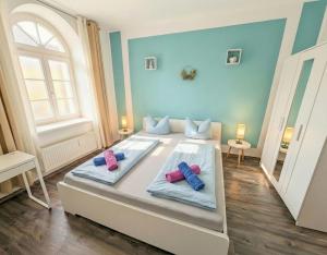 Urlaubsmagie Ferienwohnung Fledermaus - Gemeinschaftsgarten mit Sauna - F1B