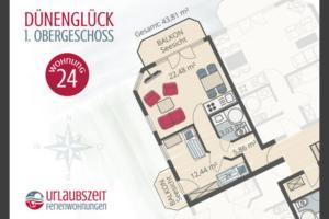 Dünenglück, Ferienwohnung 24