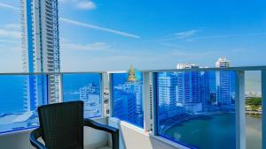 Apto Vista Laguito y Mar Piso 21