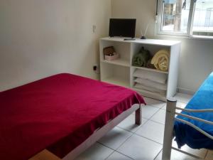 Apto 2 quartos com churrasqueira e internet Praia Grande Ubatuba